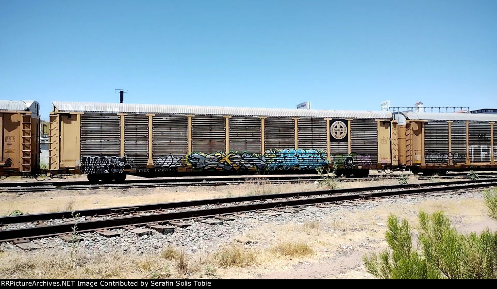 TTGX 160615 Rack BNSF Con Grafiti 